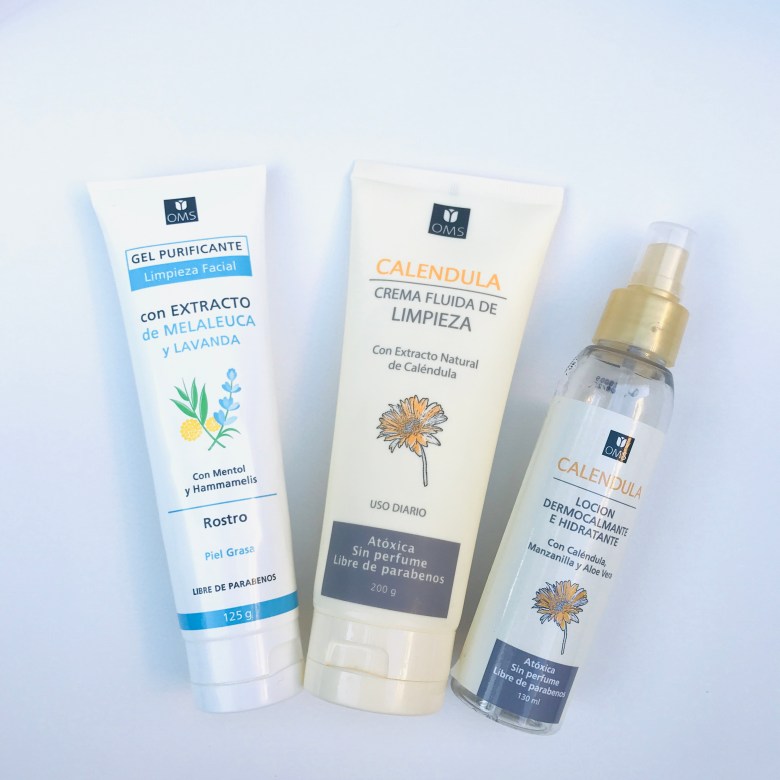 Productos argentinos: tónico, gel y crema limpieza de OMS |&nbsp;review